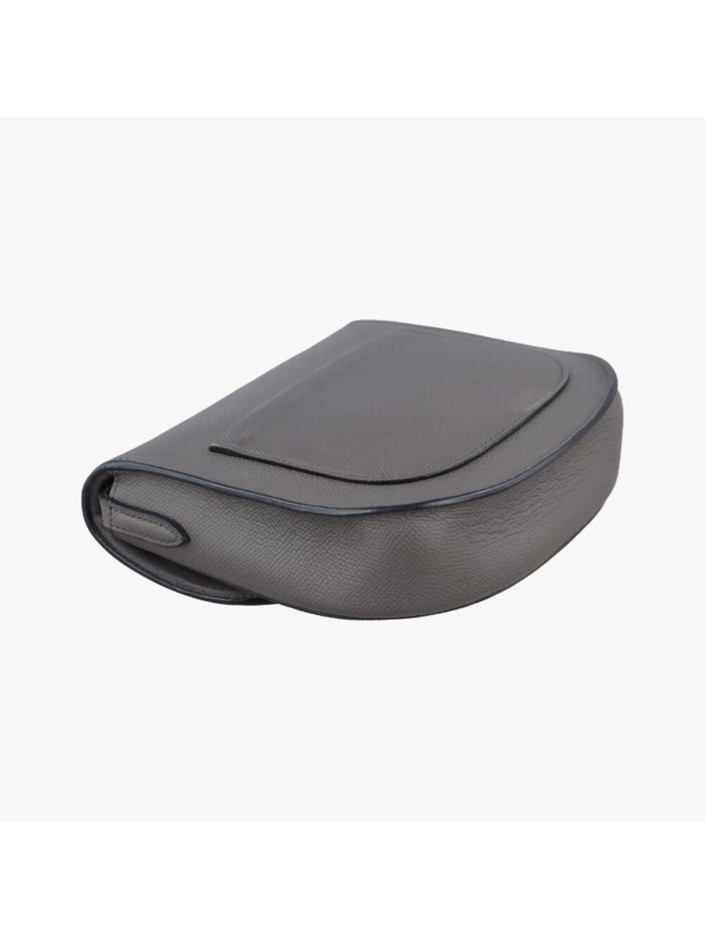 ★SOLD★ Celine Trotter Compact Gray Leather Messenger Bag - Picture 7 of 15
